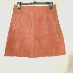 Zara Goat Skin Skirt, Size Small